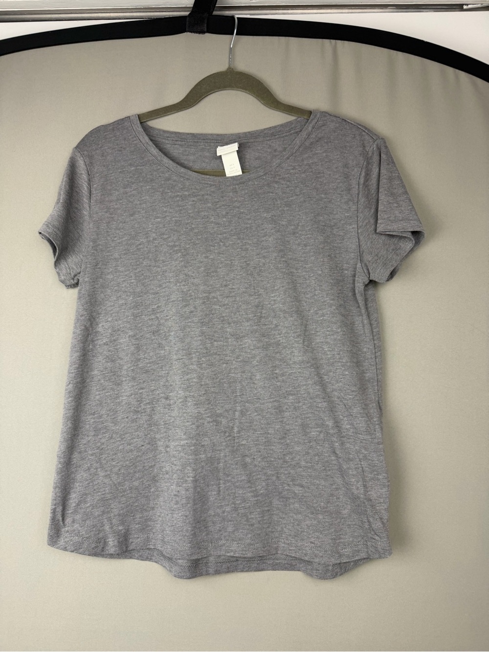H&M Heather Gray Short Sleeve Crewneck Tee